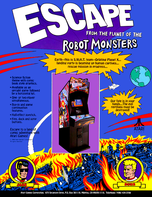 Escape from the Planet of the Robot Monsters (set 2) Game Cover